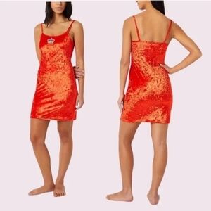 Juicy Couture Crushed Velvet‎ Womens Initimate Night Gown Size XS